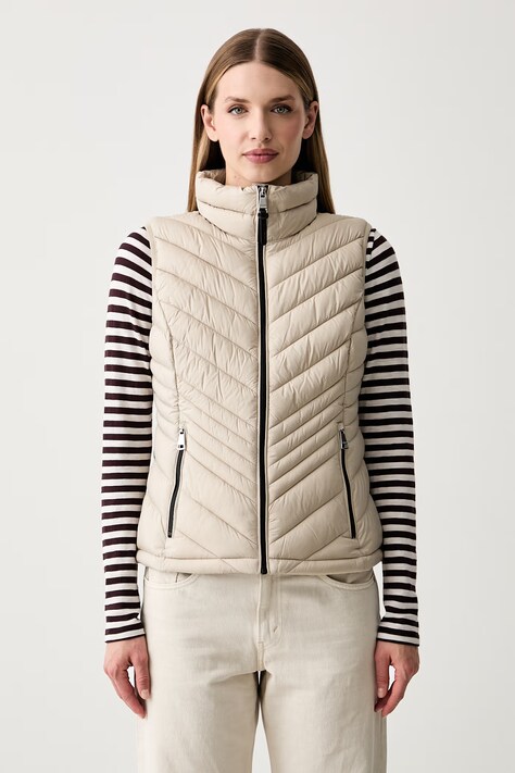 DKNY bezrękawnik damski beżowy DLEMPY46