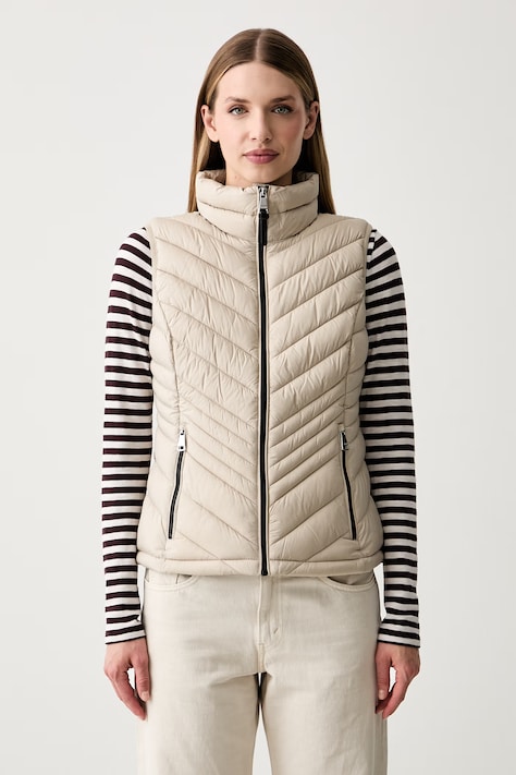 DKNY bezrękawnik damski beżowy DLEMPY46