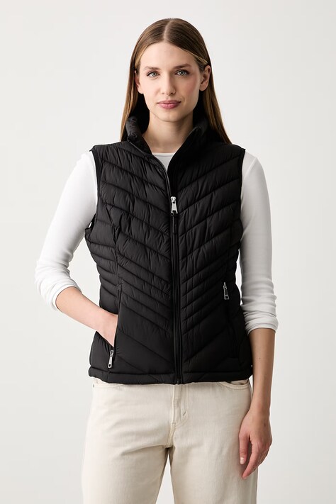 DKNY bezrękawnik damski czarny DLEMPY46