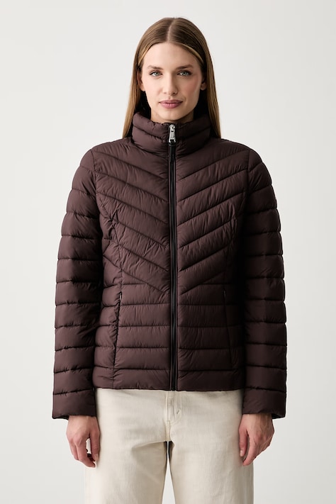 DKNY kurtka pikowana damska brązowa DLEMPY44