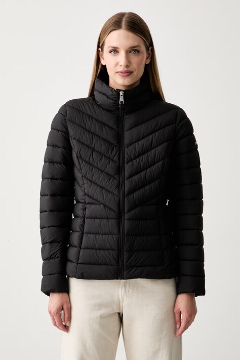 DKNY kurtka pikowana damska czarna DLEMPY44