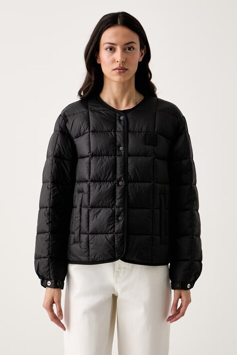 Calvin Klein Jeans καπιτονέ μπουφάν γυναικείο μαύρο LV047G510G