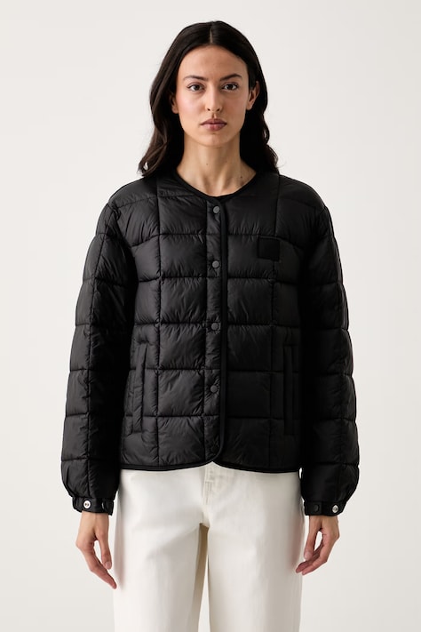 Calvin Klein Jeans καπιτονέ μπουφάν γυναικείο μαύρο LV047G510G