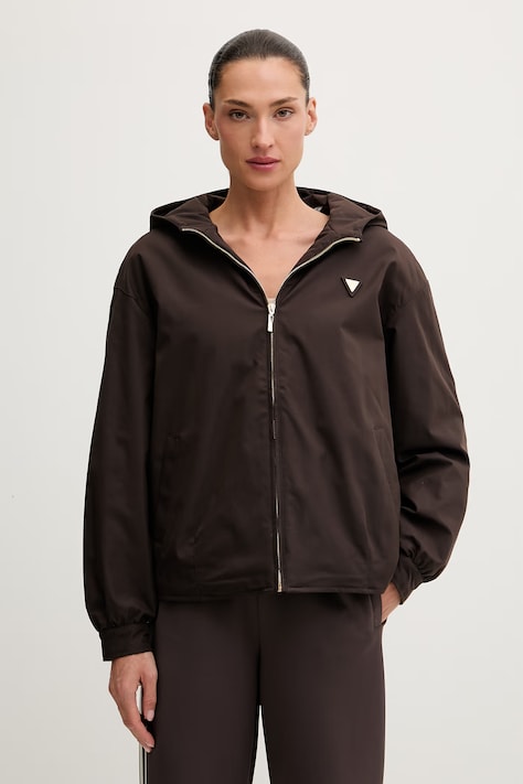 Guess jachetă scurtă pentru femei OLYMPE maro V6YL11 W2871
