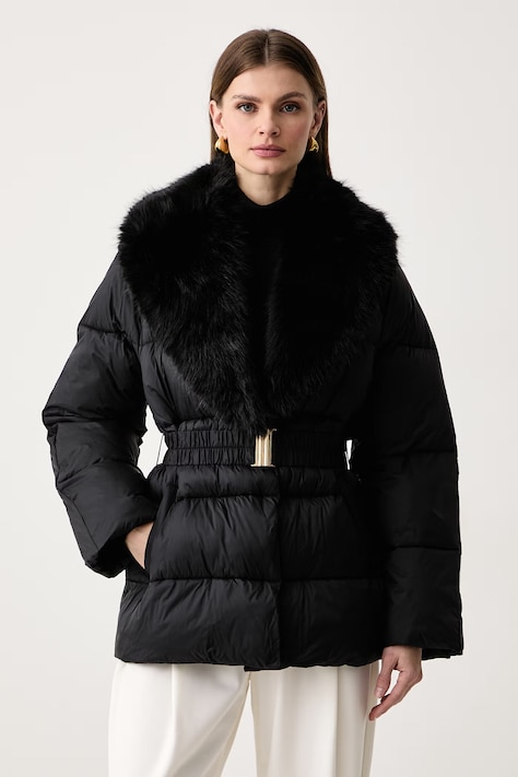 Marciano by Guess Prošivena jakna za žene LILLA crna G6BL15 W4451