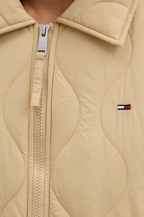Tommy Jeans kurtka przejściowa damska beżowa DW0DW22909