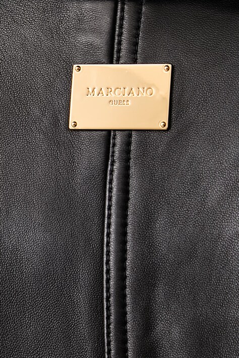 Marciano by Guess куртка жіноча шкіряна ZAIRA — AW26-KUDZZY, чорний — фото 5