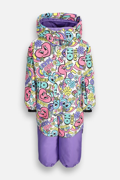 Lemon Explore Kombinezon narciarski dziecięcy fioletowy OUTERWEAR SNOW&SKI GIRL