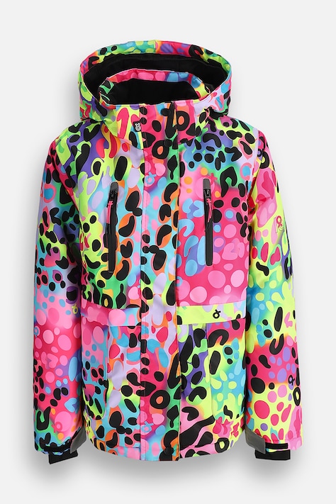 Lemon Explore Μπουφάν σκι παιδικό πολύχρωμο OUTERWEAR SNOW&SKI GIRL