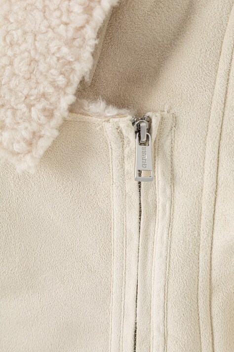 Guess Kurtka kożuch dziecięca beżowa J6BL16 W4008