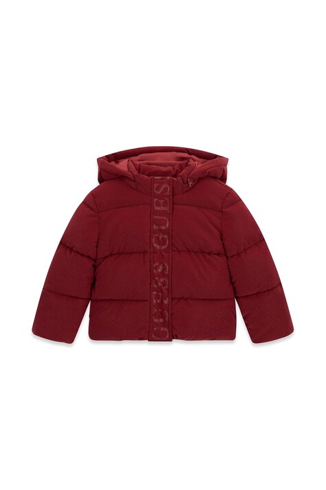 Guess Kurtka zimowa dziecięca bordowa K6BL08 W3973