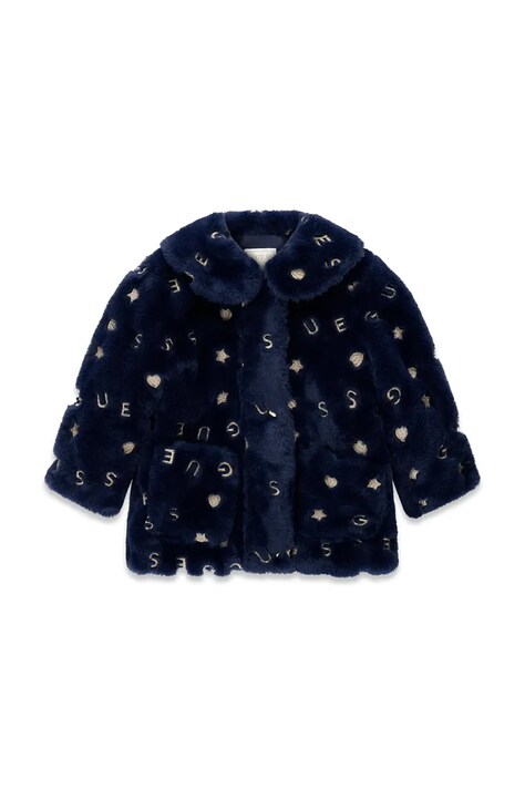 Guess Kurtka dziecięca granatowa K6BL06 W3968