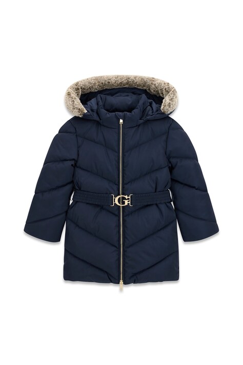 Guess Зимова куртка дитяча темно-синя K6BL03 W3963