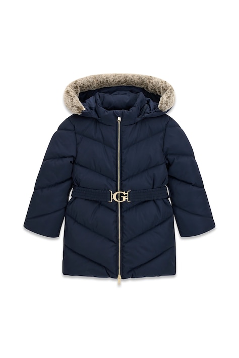 Guess Зимова куртка дитяча темно-синя K6BL03 W3963