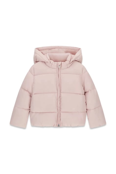Guess Kurtka pikowana dziecięca różowa K6BL01 W3960