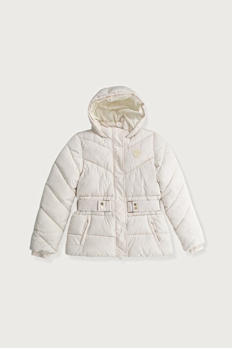 Guess Kurtka pikowana dziecięca beżowa J6BL03 W3995