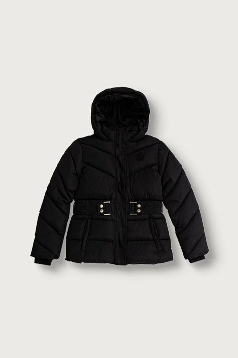 Guess Kurtka pikowana dziecięca czarna J6BL03 W3995