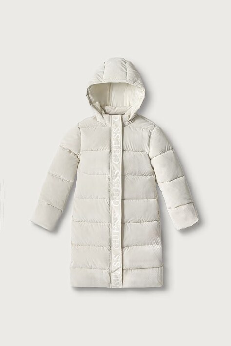 Guess Kurtka pikowana dziecięca beżowa J6BL01 W3991