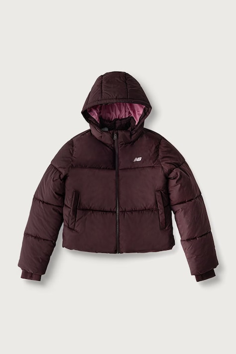 New Balance prešívaná bunda detská fialová YJ62H2WF