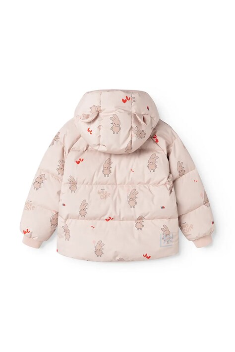 Liewood Kurtka puchowa dziecięca Polle Down Puffer Jacket różowa LW21046