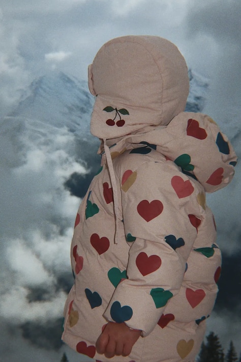 Konges Sløjd Kurtka dziecięca ACE RAIN JACKET beżowa KS105676