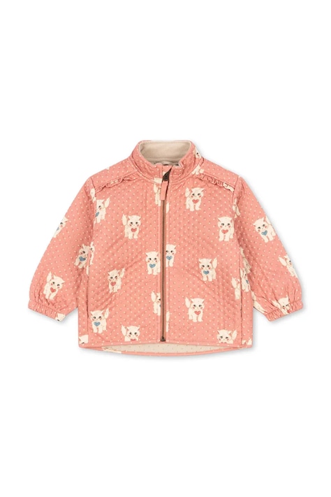 Konges Sløjd jakna za djecu THERMO FRILL JACKET GRS roza KS105776