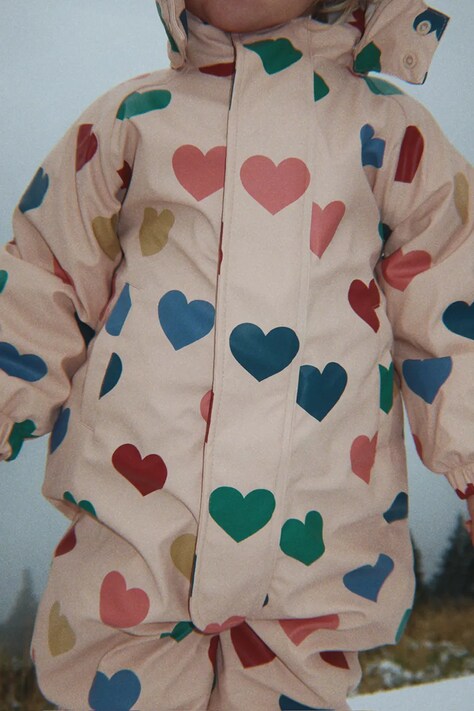 Konges Sløjd ολόσωμη φόρμα παιδική RAIN SNOWSUIT μπεζ KS105755