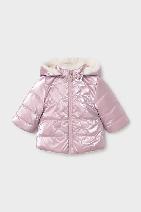 Mayoral Newborn Двусторонняя куртка для младенцев розовая 2401