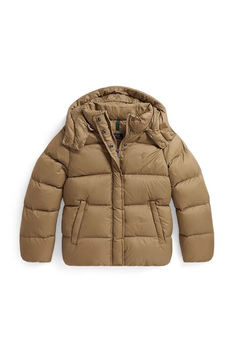 Polo Ralph Lauren Πουπουλένιο μπουφάν παιδικό καφέ 313970102502