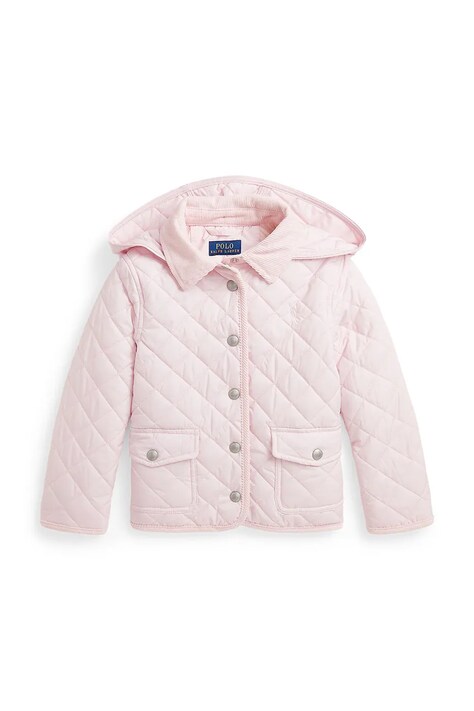 Polo Ralph Lauren стьобана куртка дитяча — AW26-KUGZWR, рожевий — фото 2