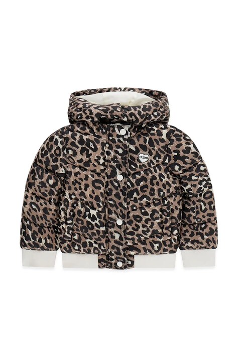 Guess kurtka pikowana dziecięca brązowa K6YL04 W2597