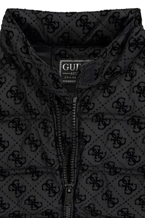 Guess стьобана куртка дитяча — AW26-KUGZZJ, чорний — фото 3