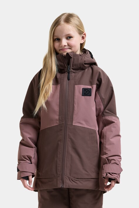 Didriksons Kurtka zimowa dziecięca DOLOMIT KIDS JKT 3 brązowa 505990