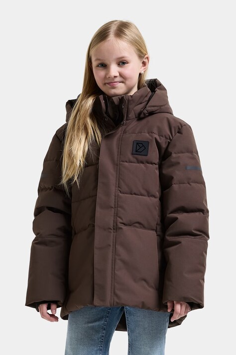 Didriksons Kurtka zimowa dziecięca SILIKAT KDS JACKET brązowa 505861
