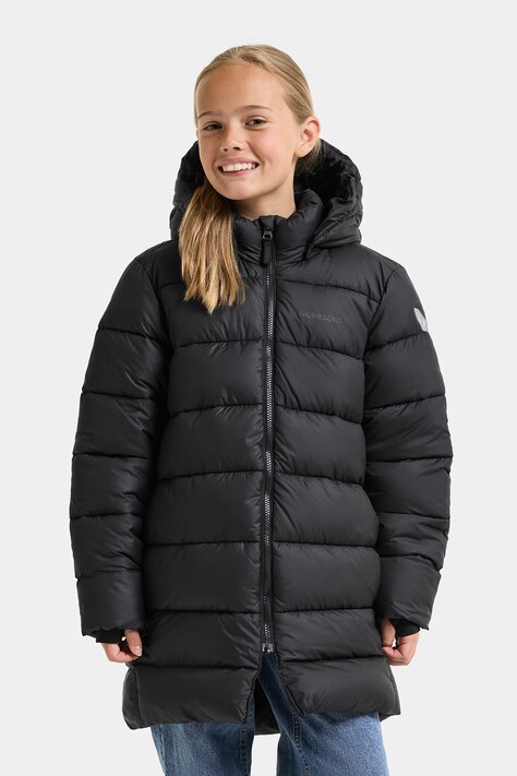 Didriksons Kurtka zimowa dziecięca SCORIA KIDS PARKA 2 czarna 506476