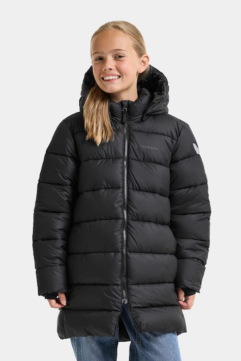 Didriksons Kurtka zimowa dziecięca SCORIA KIDS PARKA 2 czarna 506476