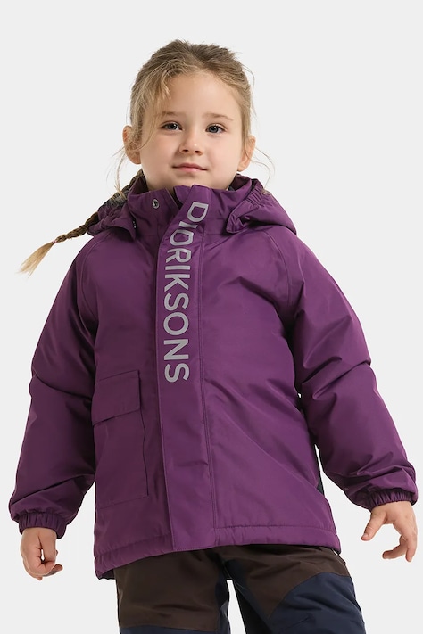 Didriksons Kurtka przeciwdeszczowa dziecięca TALVI KIDS JKT 2 fioletowa 506324
