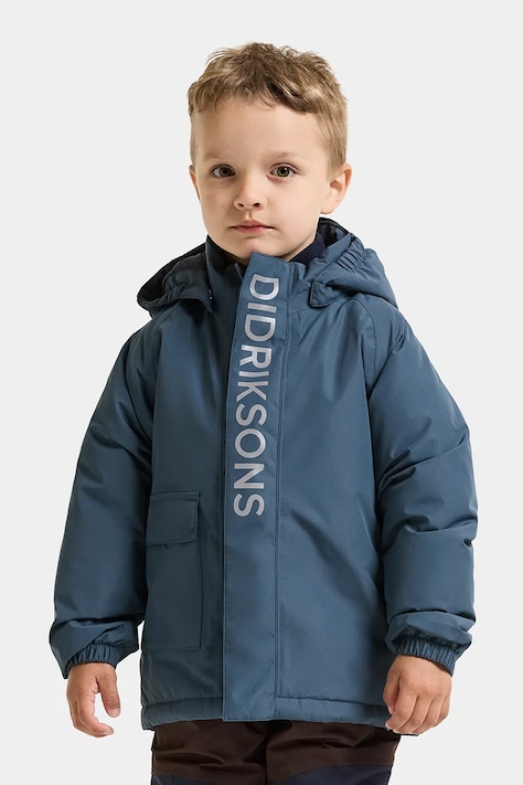 Didriksons Kurtka przeciwdeszczowa dziecięca TALVI KIDS JKT 2 niebieska 506324