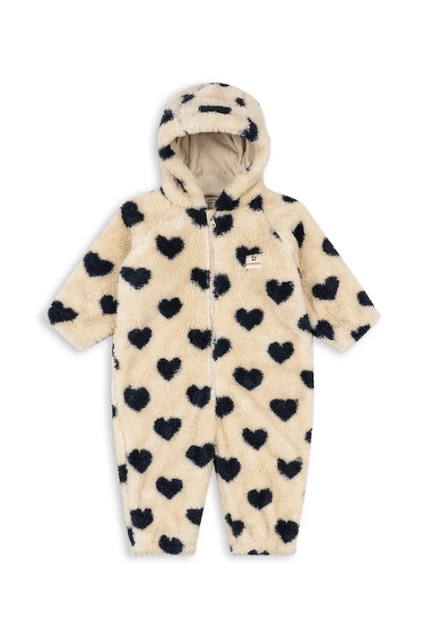 Konges Sløjd Kombinezon niemowlęcy COZY ONESIE GRS beżowy KS106431