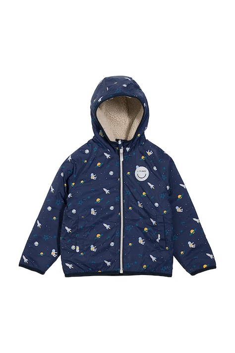 Viking Kids Kurtka dwustronna dziecięca Play Reversible Pile Jacket granatowa 50.25035