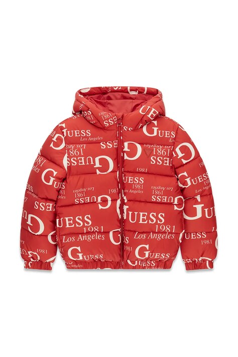 Guess Стеганая куртка для детей красная H6BL05 W4160