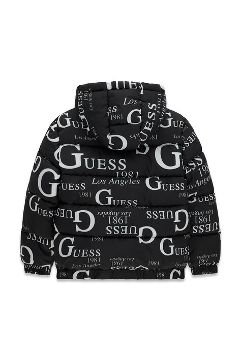 Guess Kurtka pikowana dziecięca czarna H6BL05 W4160