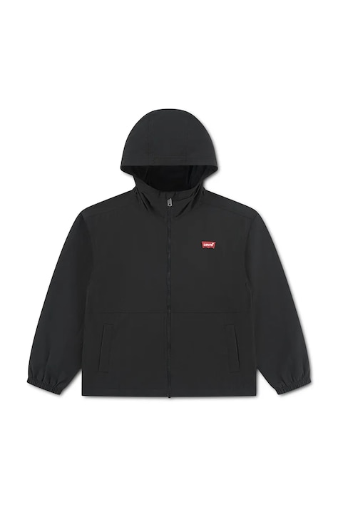Levi's krótka kurtka dziecięca LIGHT WEIGHT WINDBREAKER czarna 9EP678