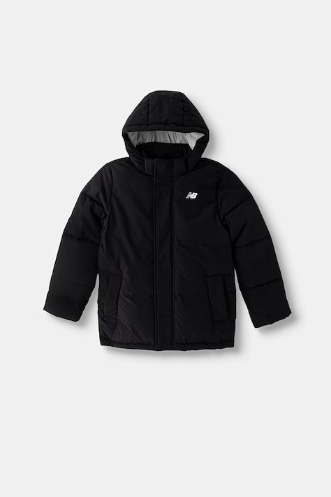 New Balance kurtka pikowana dziecięca czarna LAKB0287