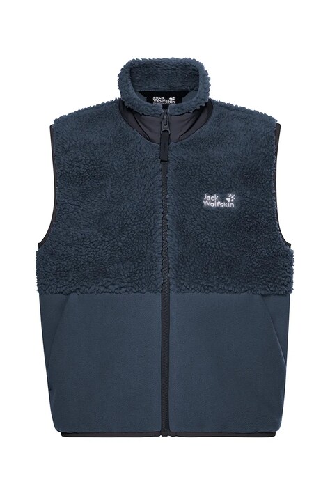 Jack Wolfskin Bezrękawnik dziecięcy polarowy ICE CURL granatowy A66238