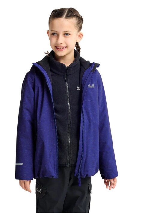 Jack Wolfskin Kurtka dziecięca GO GLOW niebieska A66170