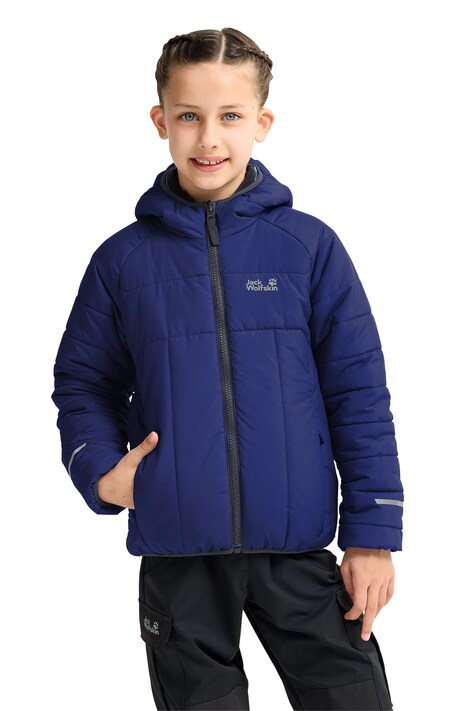 Jack Wolfskin Kurtka dwustronna dziecięca ZENON TWIST niebieska A66164