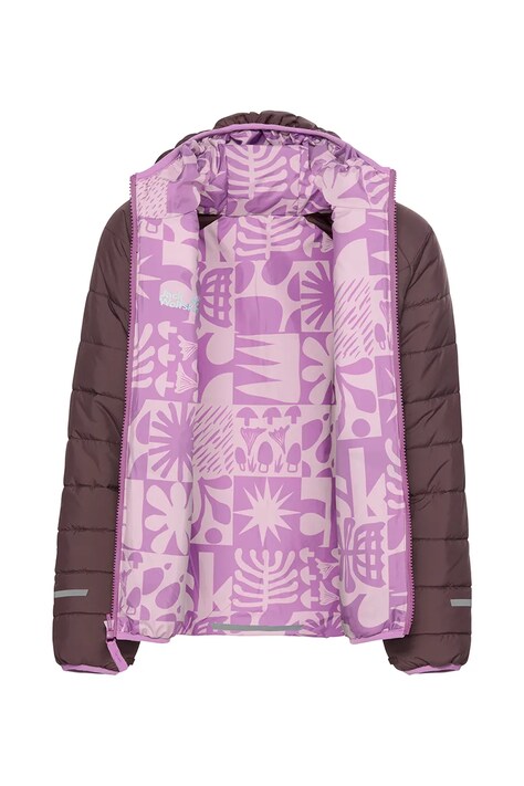 Jack Wolfskin Kurtka dwustronna dziecięca ZENON TWIST fioletowa A66164