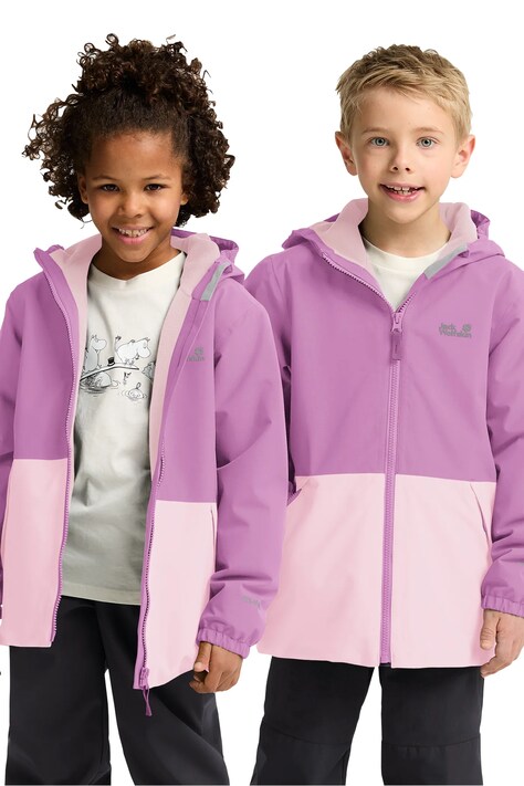 Jack Wolfskin Kurtka dziecięca SNOW DAYS fioletowa A65320