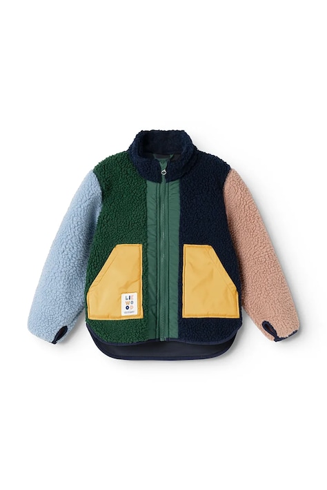 Liewood Kurtka dziecięca polarowa Noam Pile Jacket multicolor LW21047